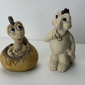 Lot Of 2 The World of Krystonia Baby Dragons